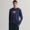 Gant T-shirt Με Στάμπα Κανονική Γραμμή 2004028 NAVY