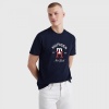 TOMMY HILFIGER T-shirt Curved Monogram Κανονική Γραμμή MW0MW30043 DW5