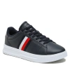 TOMMY HILFIGER ΔΕΡΜΑΤΙΝΑ SNEAKERS ΜΕ SIGNATURE ΛΕΠΤΟΜΕΡΕΙΕΣ FM0FM04706 DW5