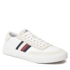 TOMMY HILFIGER ΔΕΡΜΑΤΙΝΑ SNEAKERS ΜΕ SIGNATURE ΡΙΓΑ FM0FM04975