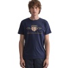 GANT T-shirt Με Στάμπα Οικόσημο Κανονική Γραμμή 2003099 433