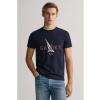 Gant Ανδρικό Sail Print T-Shirt 2003163-433