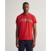 GANT Ανδρικό T-Shirt Crest Shield 2003150 RED