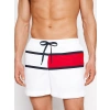 Tommy Hilfiger Σορτς κολύμβησης Medium UM0UM02055 Λευκό Regular Fit