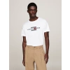 TOMMY HILFIGER  FLAG EMBRO T-SHIRT ΜΠΛΟΥΖΑ MW0MW36455-YBR