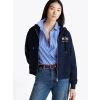 Tommy Hilfiger Logo Embroidery Zip-Thru Hoody AW0AW43850 C1G