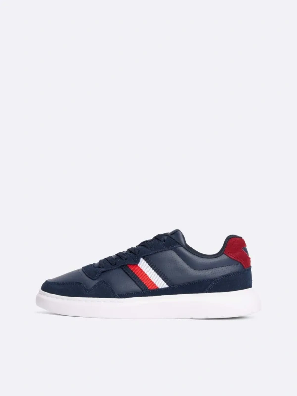 Tommy Hilfiger Light Cupsole Lth Mix Stripes FM0FM04889 DW5