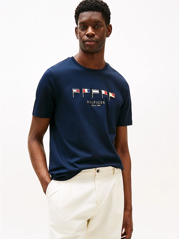Tommy Hilfiger T-Shirt Multi Flags MW0MW38616 DW5