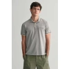 Gant ανδρική πόλο μπλούζα πικέ με τσέπη και contrast ρίγες στα τελειώματα Regular Fit 2013042