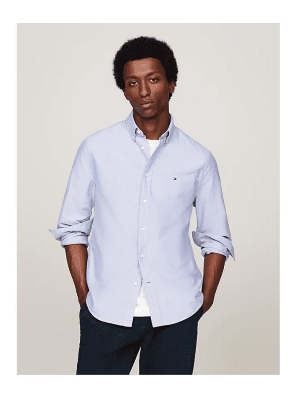 Tommy Hilfiger shirt solid heritage oxford MW0MW035774