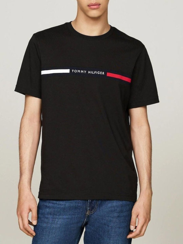 Tommy Hilfiger T-Shirt Λογότυπο με λαιμόκοψη MW0MW36498 BDS