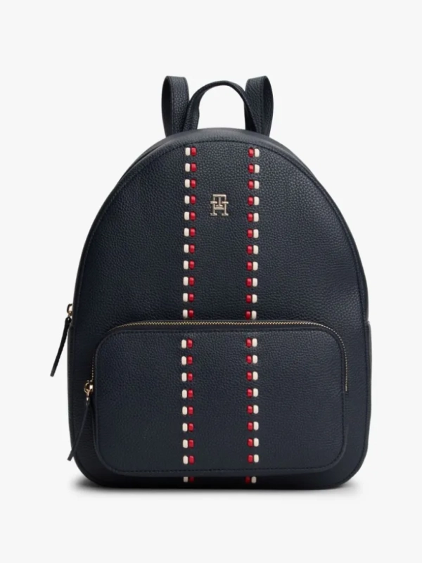 Tommy Hilfiger Tonal Σακίδιο Πλάτης Με Signature Λεπτομέρεια AW0AW18159 DW6