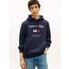 Tommy Hilfiger Logo Embroidery Fleece Hoody MW0MW42735DW5